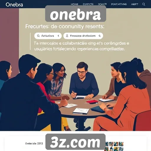 Recursos de comunidade no site Onebra são destacados